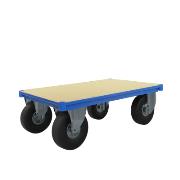 Wózek platformowy 1200 x 375 x 800 - podstawa bez uchwytu