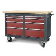Workshop trolley HWW04: 2 cabinets S14 (8 drawers)