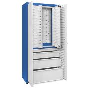 Universal cabinet: 1 painted shelf, 1 large set of drawers, internal door assembly
