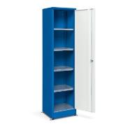 Universal cabinet HSP01, with galvanised shelves, for self-assembly, 455x1973x450 [mm]