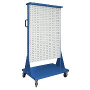 Trolley with perforated boards