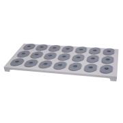 Fixed shelf with ISO 30 sockets for cabinets Cat. No. 27045 and 27046