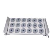 Straight  pull-out shelf with ISO 30 sockets for cabinets Cat. No. 27045 and 27046
