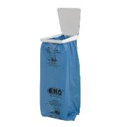 Wall-mounted garbage bag holder a lid