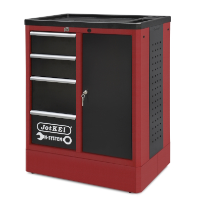 JOTKEL|21658|
Workshop cabinet HSW07: 1 locker, 4 drawers (2xE140 2xE210 + storage)