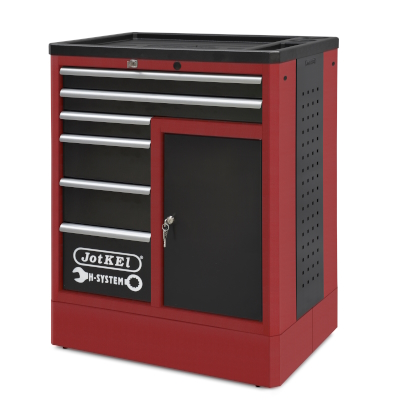 JOTKEL|21660|
Workshop cabinet HSW07: 1 locker, 6 drawers (2xD70 1xE70 2xE140 1xE210)