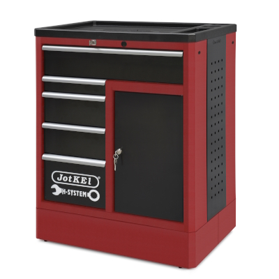 JOTKEL|21661|
Workshop cabinet HSW07: 1 locker, 5 drawers (1xD140 1xE70 2xE140 1xE210)