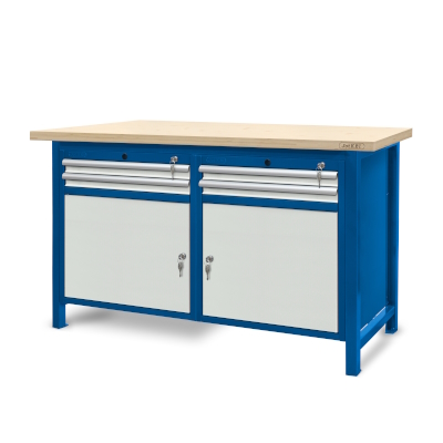 JOTKEL|22006|Workbench 1500 x 740; 2 cabinets S11 (4 drawers, 2 locers)