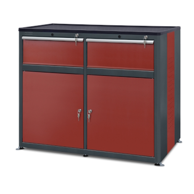 JOTKEL|22281|Workshop cabinet HSW05: 2 drawers, 2 doors, 2 shelves