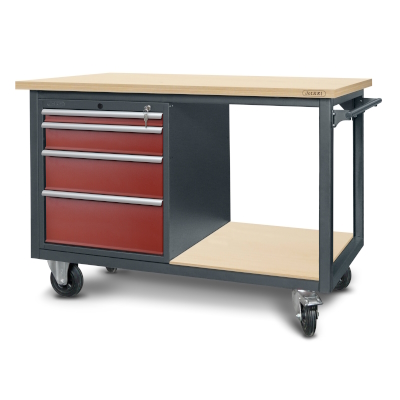 JOTKEL|22305|Workshop trolley HWW04: 1 cabinet S14 (4 drawers)