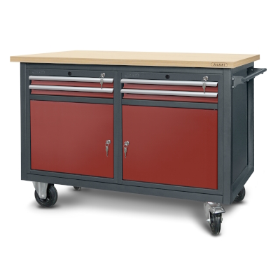 JOTKEL|22306|Workshop trolley HWW04: 2 cabinets S11 (4 drawers, 2 lockers)