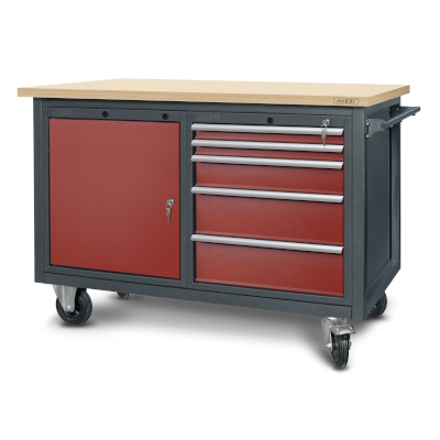 JOTKEL|22311|Workshop trolley HWW04: 1 cabinet S12, 1 cabinet S13 (5 drawers, 1 locker)