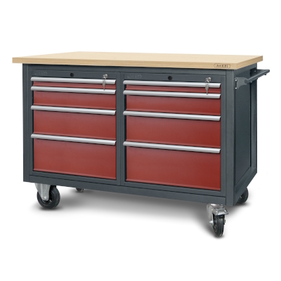 JOTKEL|22315|Workshop trolley HWW04: 2 cabinets S14 (8 drawers)