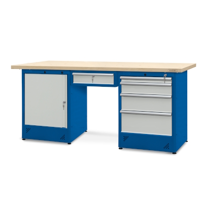 JOTKEL|22512|Workbench 2100 x 740: 1 cabinet H11, 1 cabinet H12, 1 drawer H13
