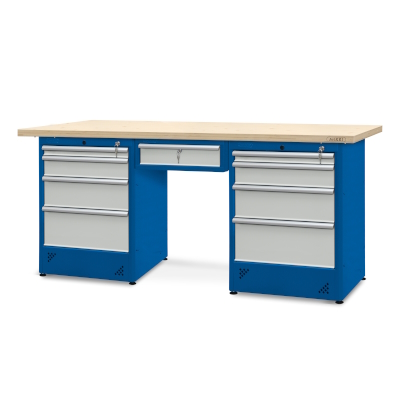 JOTKEL|22513|Workbench 2100 x 740: 2 cabinets H12, 1 drawer H13
