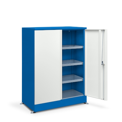 JOTKEL|23163|Universal cabinet HSP01 with 3 galvanised steel shelves, 910x1123x450 [mm]