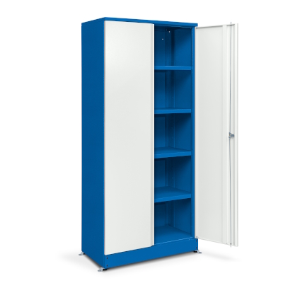 JOTKEL|23165|Universal cabinet HSP01, with 4 painted shelves, 910x1973x450 [mm]