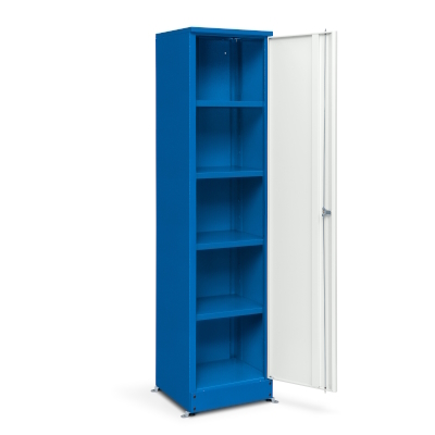 JOTKEL|23264|Universal cabinet HSP01, with painted shelves, for self-assembly, 455x1973x450 [mm]
