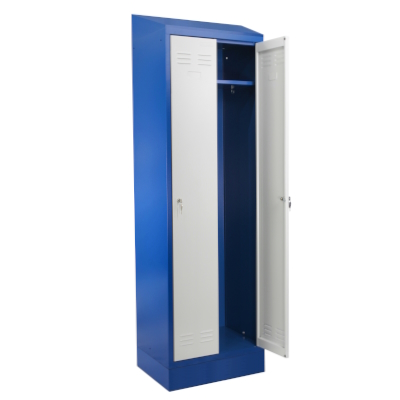JOTKEL|24805|Cloakroom locker HSU02 width 600 with a sloping roof, on the pedestal
