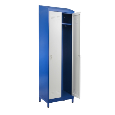 JOTKEL|24806|Cloakroom locker HSU02 width 600 with a sloping roof, on the base