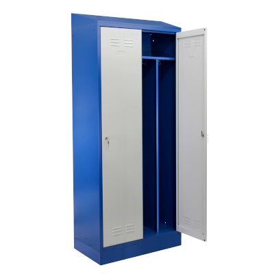 JOTKEL|24815|Cloakroom locker HSU02 width 800 with a sloping roof, on the pedestal