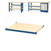 JOTKEL|24901|Workbench shelf varnished plywood - average (for HSS07, HSS08 workbenches)