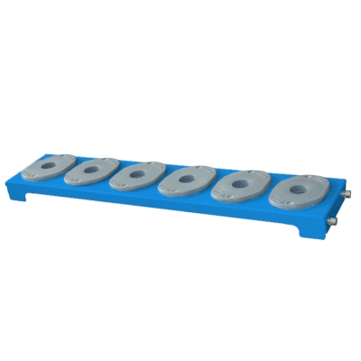 JOTKEL|27012|
Shelf with ISO 30 sockets for products Cat. No. 27040, 27041, 27042, 27043