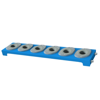 JOTKEL|27013|Shelf with ISO 40 sockets for products Cat. No. . 27040, 27041, 27042, 27043