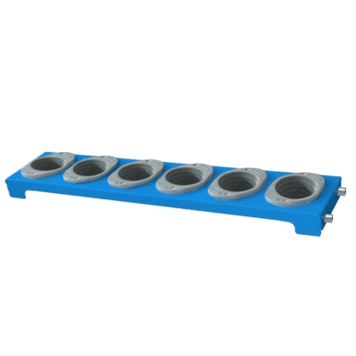 JOTKEL|27014|Shelf with ISO 50 sockets for products Cat. No. 27040, 27041, 27042, 27043
