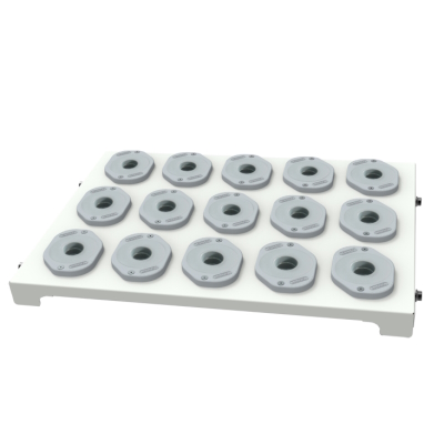 JOTKEL|27022|Fixed shelf with ISO 30 sockets for cabinets Cat. No. 27045 and 27046
