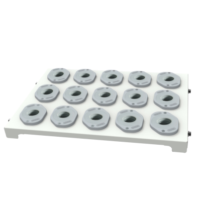 JOTKEL|27023|Fixed shelf with ISO 40 sockets for cabinets Cat. No. 27045 and 27046