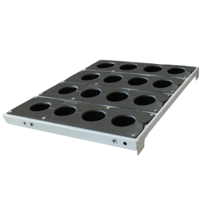 JOTKEL|27025|Fixed shelf with HSK 63 sockets for cabinets Cat. No. 27045 and 27046