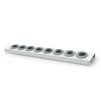 JOTKEL|27033|Shelf with ISO 50 sockets for a  Large cabinet with pull-out compartments