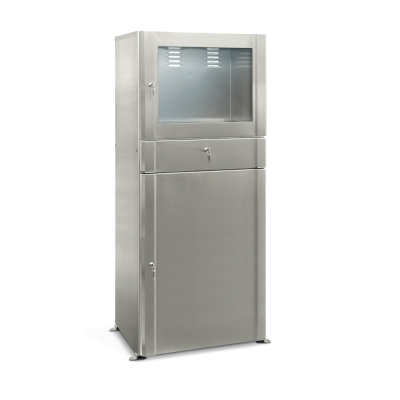 JOTKEL|55030|
Stainless steel computer cabinet with feet