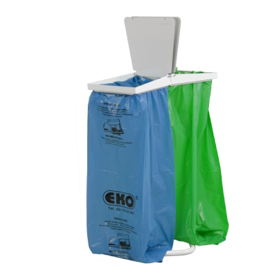 JOTKEL|80225|
	
Stand for two waste bags with lids