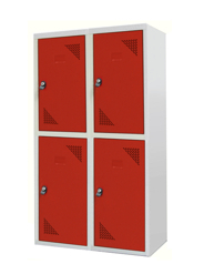 4-compartment locker 1500 mm