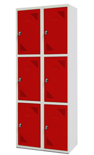 6-compartment locker 1800 mm 