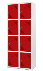 8-compartment locker 1800 mm
