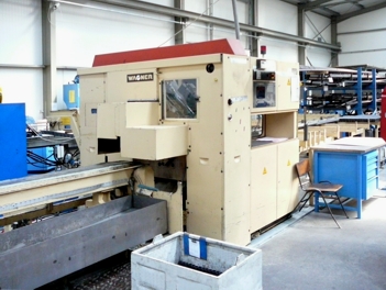 WAGNER WA 140 CNC disc cutting machine with CNC control