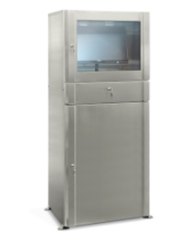 Stainless steel computer cabinet
