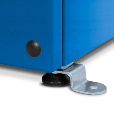 Feet make it easier to level the cabinet and attach it to the floor