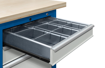 Hight  drawer divider: workbenches, trolleys and cabinets