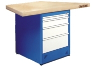 Trapezoid worktop cabinet 22423