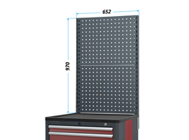 Perforated panel for HSW04 workshop cabinets, Cat. No. 22283