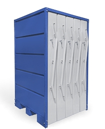 Cabinet with extendable compartments for CNC toolholders- Construction 27047