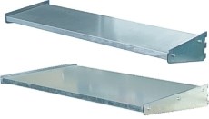The possibility of fixing shelves made of galvanized sheet
