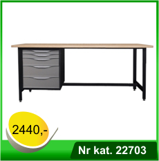 iurko warsztatowe - lekki stół warsztatowy - Nr kat. 22703 - RAL 7016 - 7035