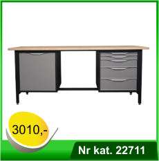 iurko warsztatowe - lekki stół warsztatowy - Nr kat. 22711 - RAL 7016 - 7035