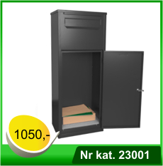 Skrzynka na listy i paczki - Nr kat. 23001 - RAL 7016