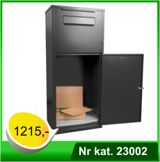 Skrzynka na listy i paczki - Nr kat. 23001 - RAL 7016